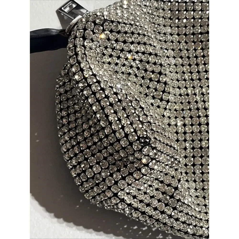 All Over Rhinestone Sparkle Mini Evening Formal Bag Purse Crystal Hoco Bling